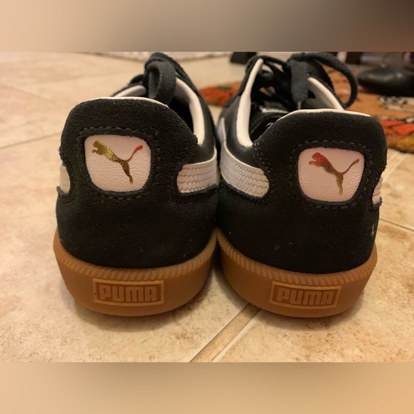 Puma Super Liga Black and White Men's Shoes - Picture 4 of 7